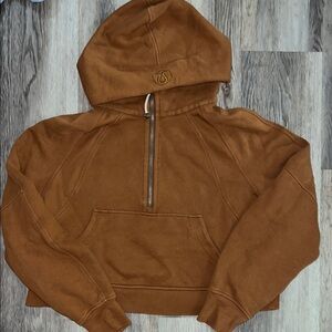 Lululemon Scuba 1/2 Zip With Hood